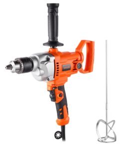 VEVOR 1100W Corded Drill Mixer with 0–850 RPM Speed Control
