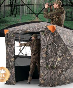 VEVOR Portable See-Through Hunting Blind for 4-5 People