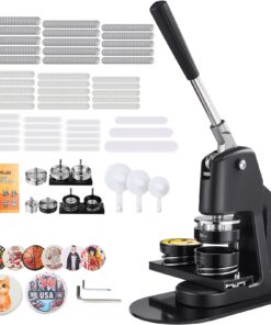 VEVOR 3-in-1 Button Maker Machine with 32/58/75 mm Molds