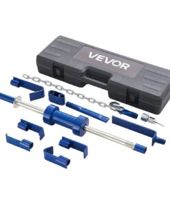 VEVOR 5.9 kg Slide Hammer Dent Puller Kit for Car Body Repair – Paintless Dent Removal Set with Case