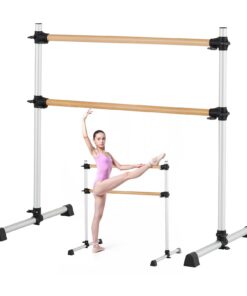 VEVOR Double Beechwood Ballet Barre