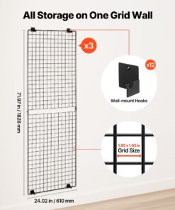 Black Steel Display Rack for Storage