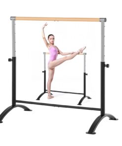 VEVOR Freestanding Adjustable Ballet Barre – Steel Frame