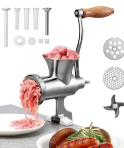 VEVOR Manual Meat Grinder 304 Stainless Steel Hand Crank Mincer with Sausage Stuffer