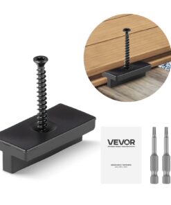 VEVOR 500PCS Hidden Deck Fasteners Kit for Composite Decking
