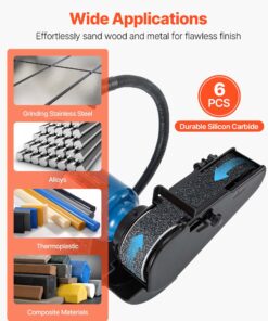 6pcs Assorted Grits 36-120