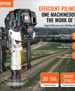 1000W Pile Driver with 55/70mm Heads