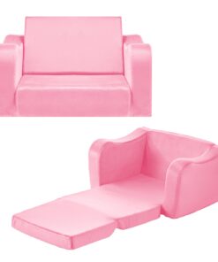 VEVOR 2-in-1 Foldable Kids Sofa Chair