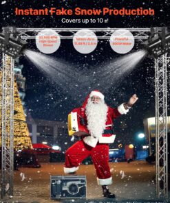 Remote Controlled Artificial Snow Maker for Indoor/Outdoor Events & Christmas Decor