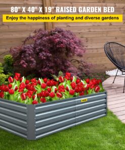 Bottomless Metal Planter Box for Vegetables