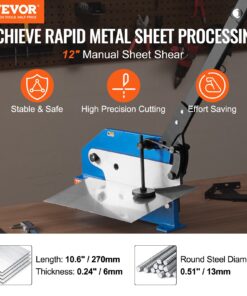 Heavy-Duty Benchtop Cutter for 6mm Steel Sheets