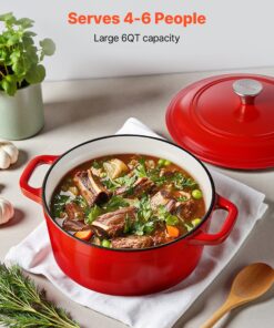 Red – Durable Pot for Baking