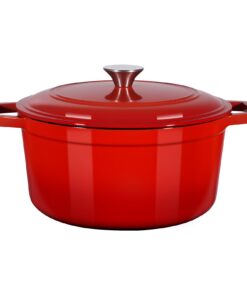 VEVOR 5.7L Enameled Cast Iron Dutch Oven with Lid