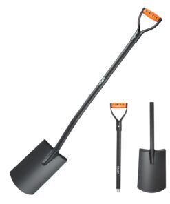VEVOR 122 cm Heavy-Duty Square Shovel with Alloy Steel Blade