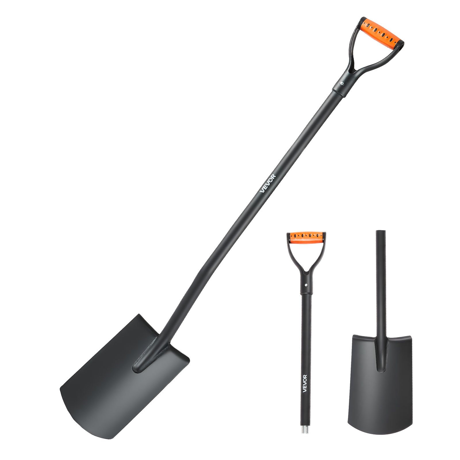 MFODU6RDsquareshovelm10012  VEVOR Instrumenti un Citi Darbarīki | Pieejami Uzticami Mājas uzlabošanai VEVOR 122 cm Heavy Duty Square Shovel with Alloy Steel Blade