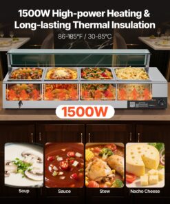 4-Pan Bain Marie for Catering & Restaurants