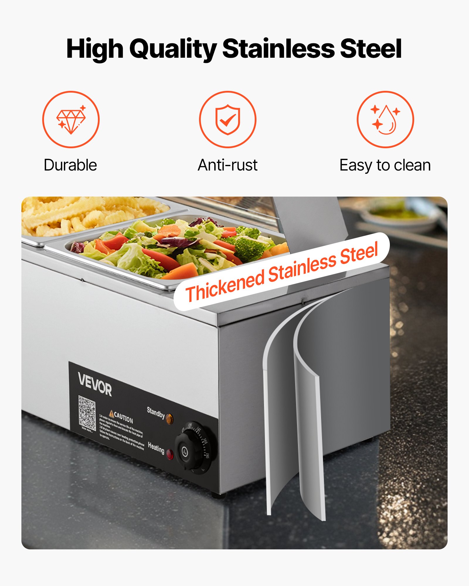 MFOW22S8commercialfoodwarmerf4  VEVOR Instrumenti un Citi Darbarīki | Pieejami Uzticami Mājas uzlabošanai