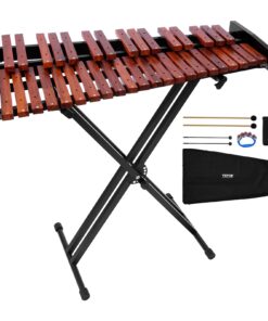 VEVOR 37-Note Wooden Glockenspiel Xylophone with Adjustable Stand