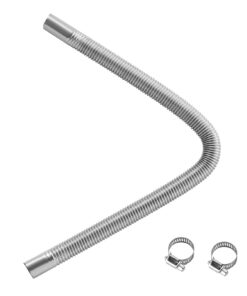 VEVOR 600 мм гибкий выхлопной шланг из нержавеющей стали с хомутами для 2KW 5KW 8KW дизельных воздушных отопителей