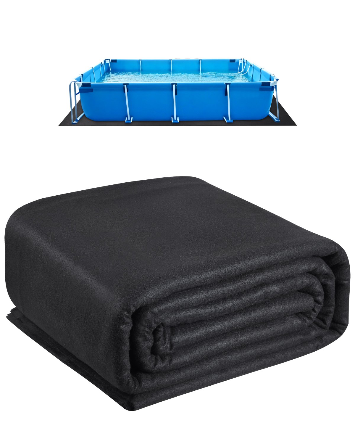 MFPUGO3Xpoollinerpadm10012  VEVOR Instrumenti un Citi Darbarīki | Pieejami Uzticami Mājas uzlabošanai VEVOR 488x975m Extra Thick Pool Liner Pad for Above Ground Pools
