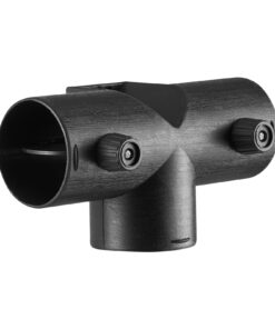 VEVOR 59mm T-Shape Diesel Heater Duct Connector with 2 Rotatable Valves