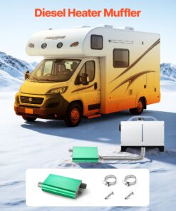 Aluminum Alloy Silencer for 2kW/5kW/8kW Parking Heaters