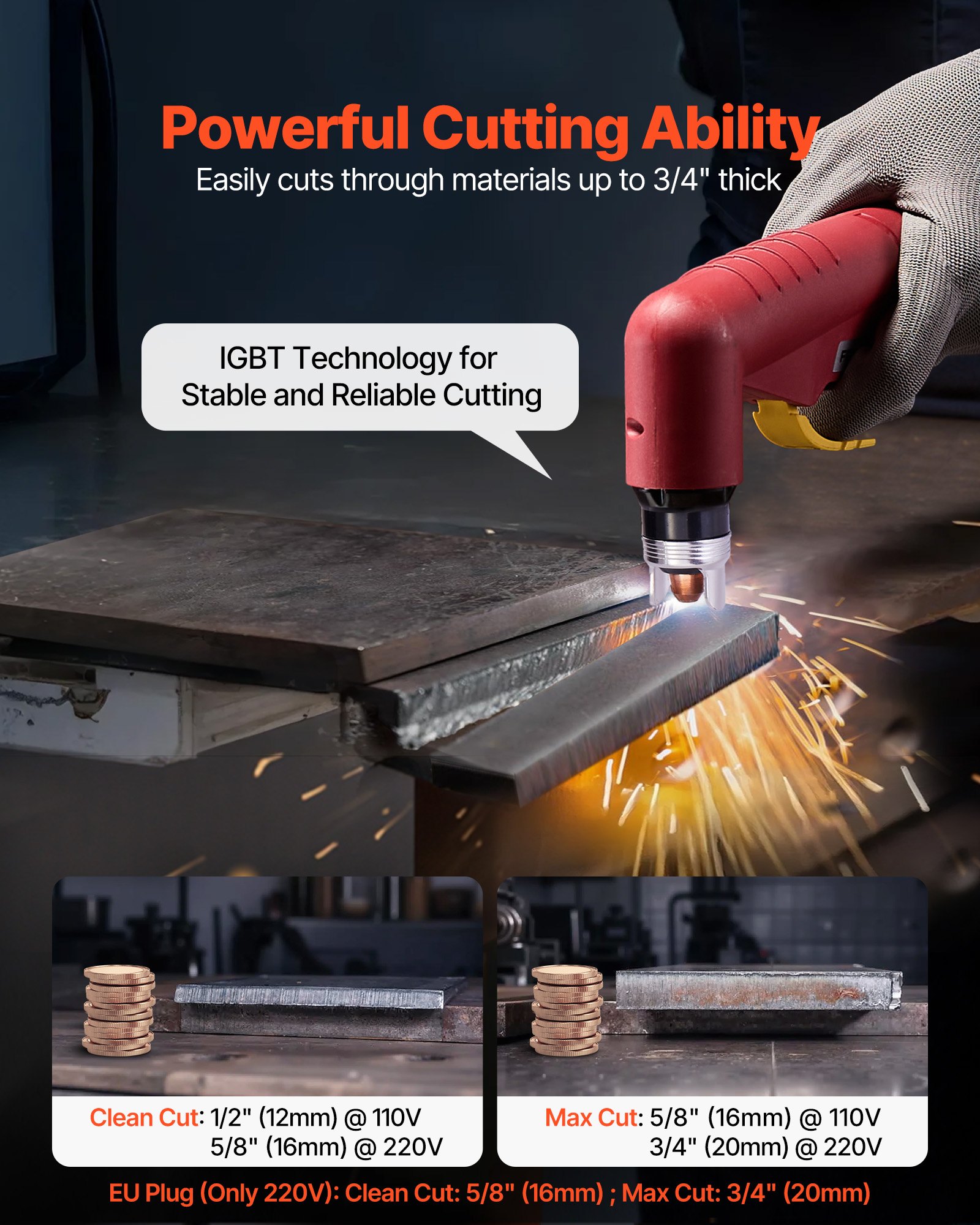 MFRQX8W0plasmacutterf1 VEVOR Instrumenti un Citi Darbarīki | Pieejami Uzticami Mājas uzlabošanai Non Touch Pilot Arc