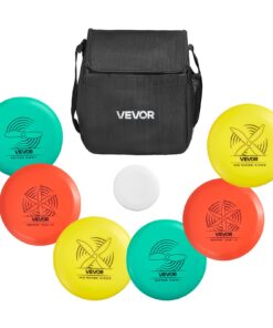 VEVOR Disc Golf Starter Set – 6 Discs + Mini Marker