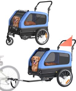 VEVOR 2-in-1 Dog Bike Trailer & Stroller