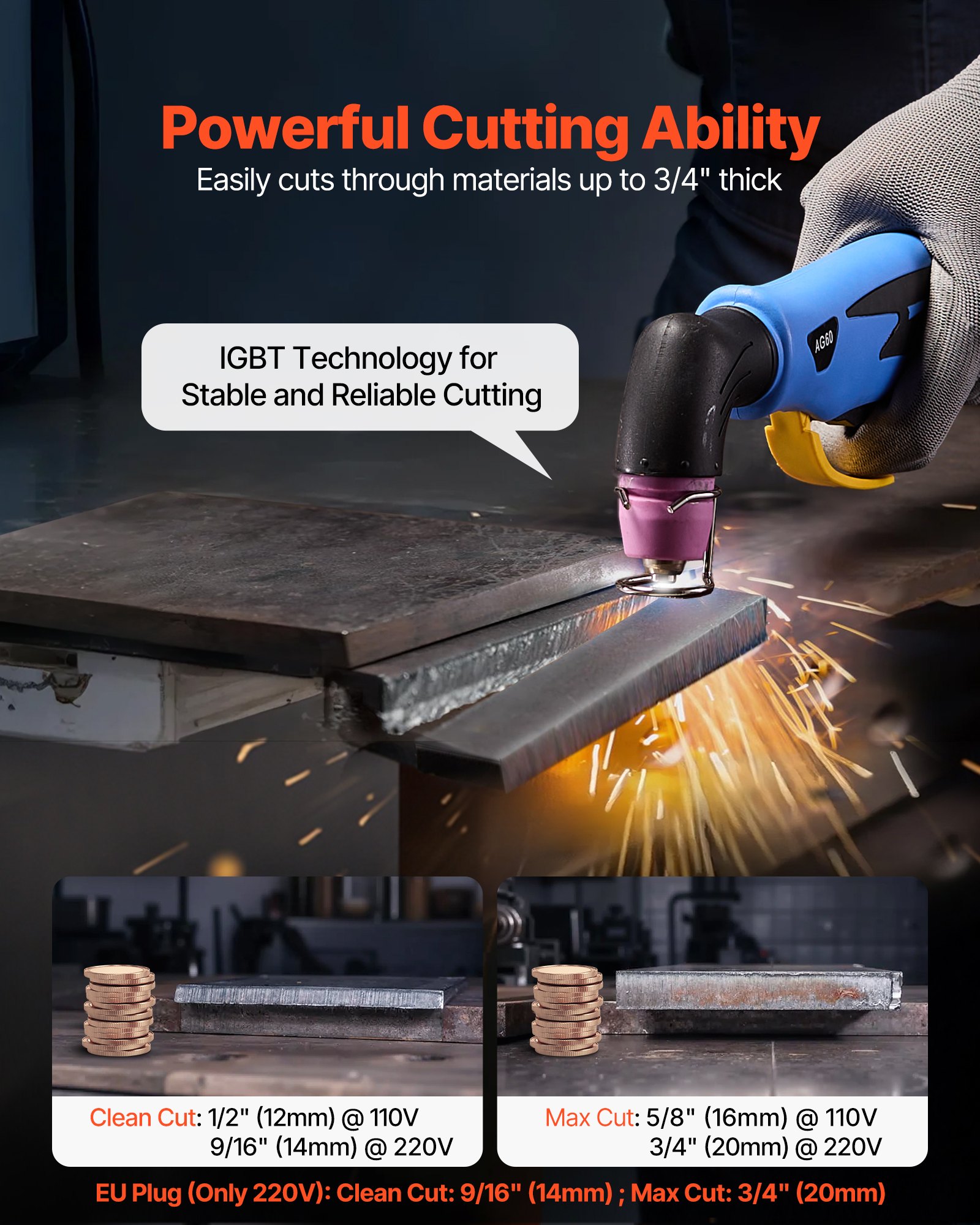 MFRQYDC1plasmacutterf1 VEVOR Instrumenti un Citi Darbarīki | Pieejami Uzticami Mājas uzlabošanai IGBT Inverter