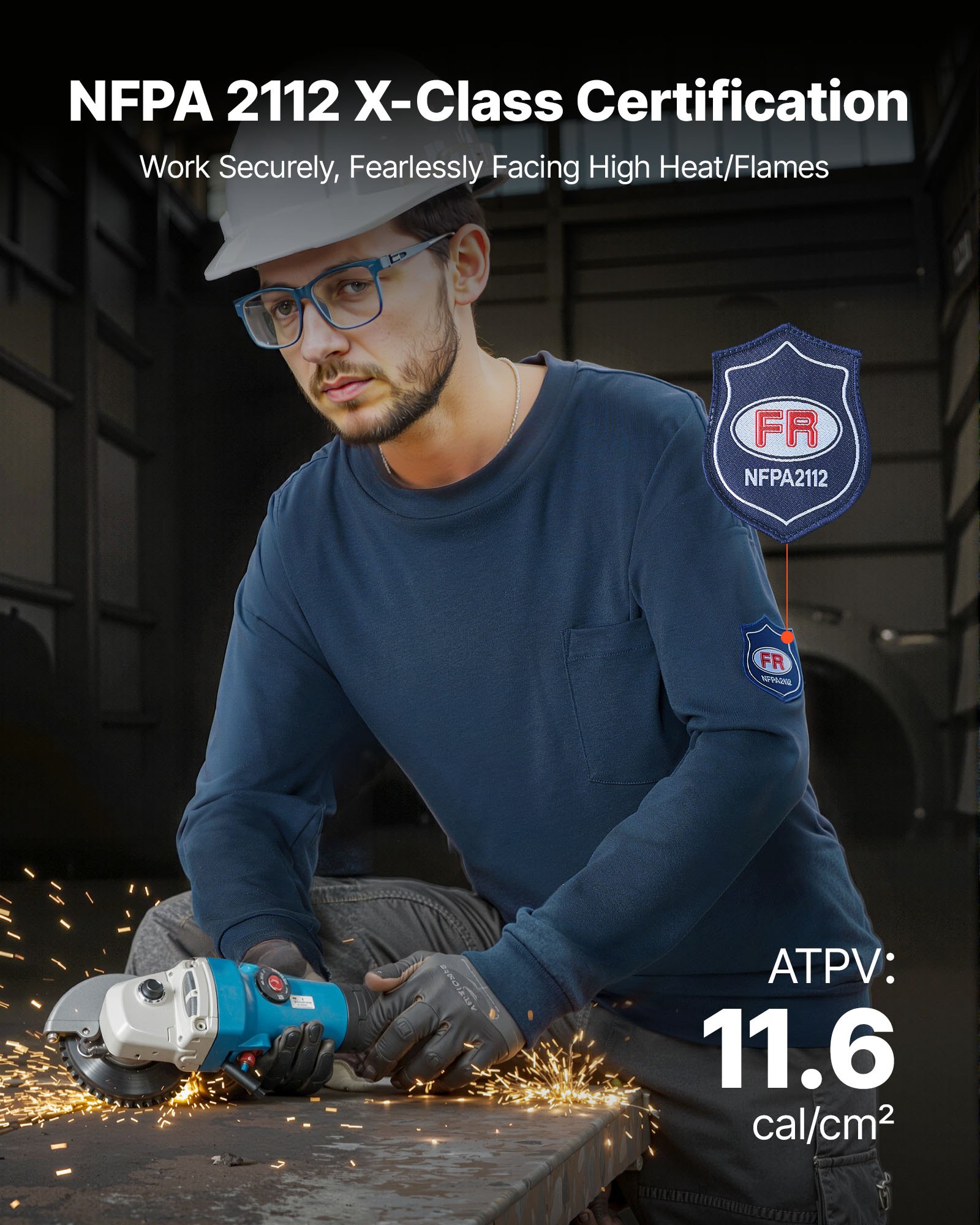 MFV666SLlongsleeveflameresistanttshirtf1  VEVOR Instrumenti un Citi Darbarīki | Pieejami Uzticami Mājas uzlabošanai 100 Хлопок