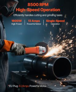 1700W 8500RPM Corded Power Tool with Adjustable Dust Guard