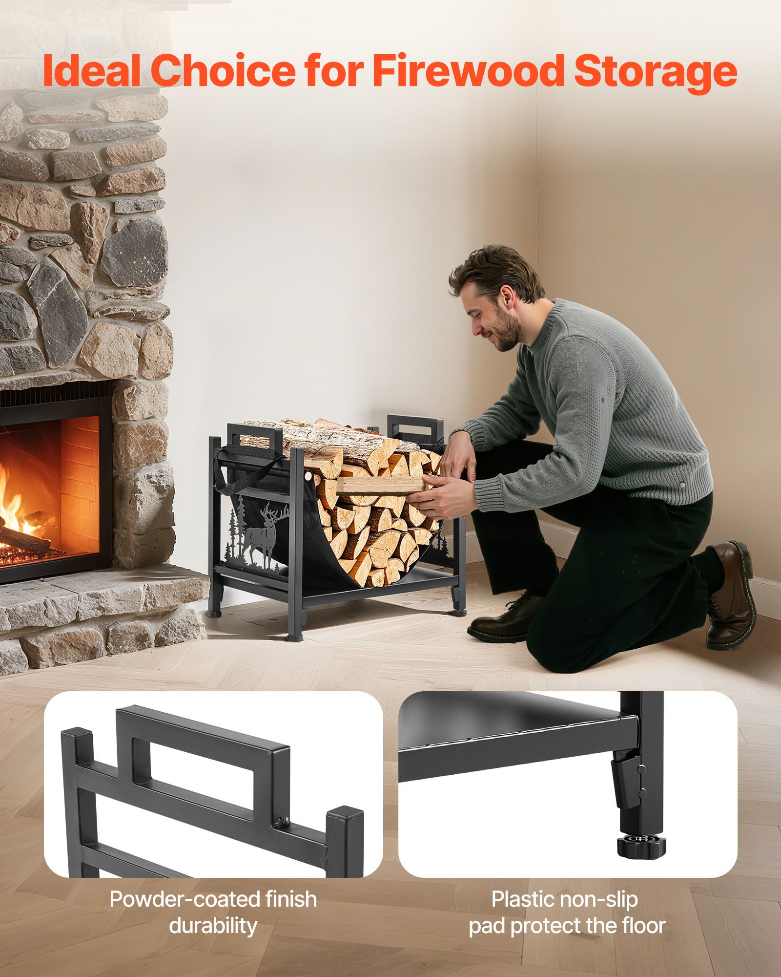 MFVJ35D5firewoodrackf3  VEVOR Instrumenti un Citi Darbarīki | Pieejami Uzticami Mājas uzlabošanai Compact Wood Storage