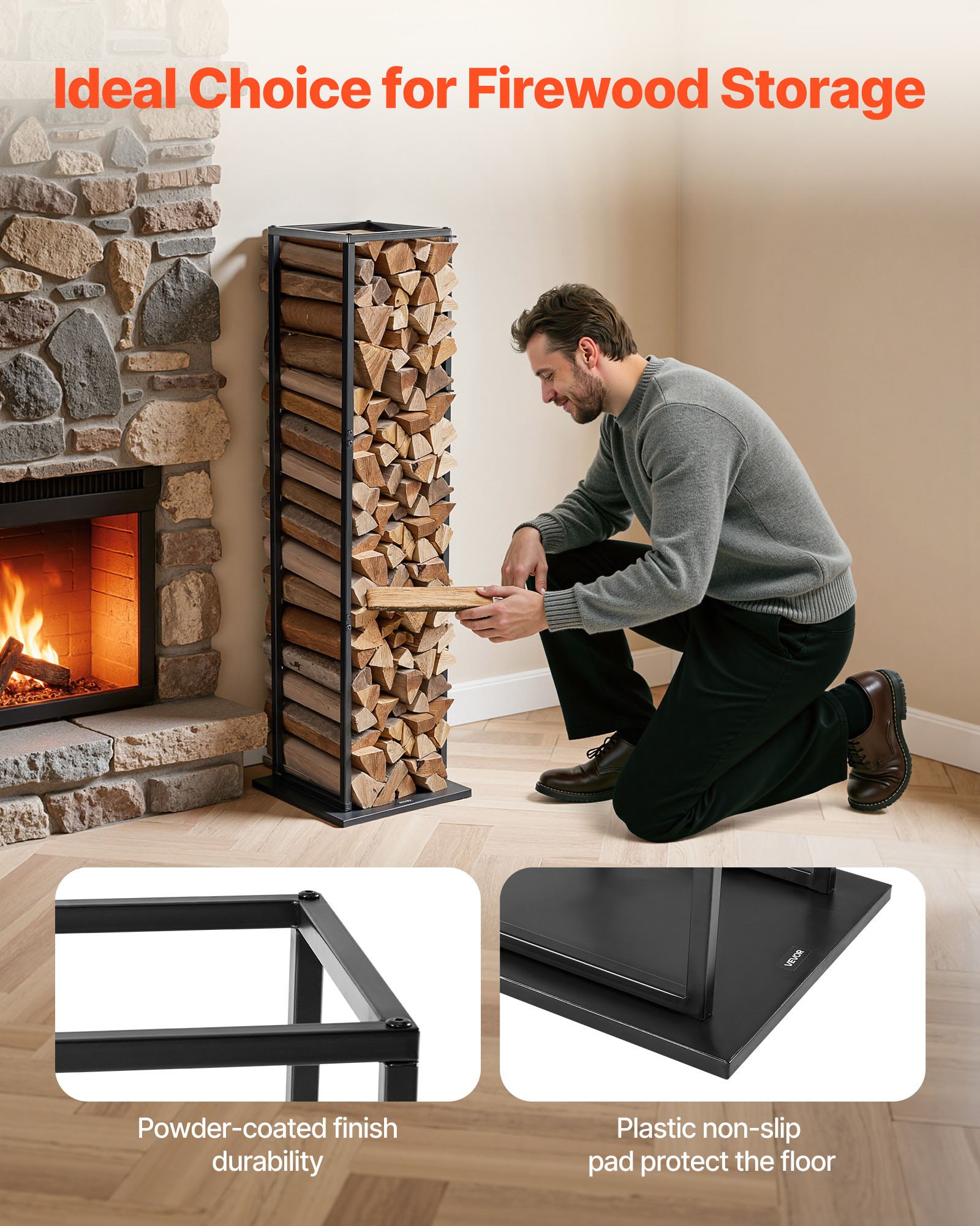 MFVJ3RSMfirewoodrackf3  VEVOR Instrumenti un Citi Darbarīki | Pieejami Uzticami Mājas uzlabošanai Wood Storage Stand for Fireplace