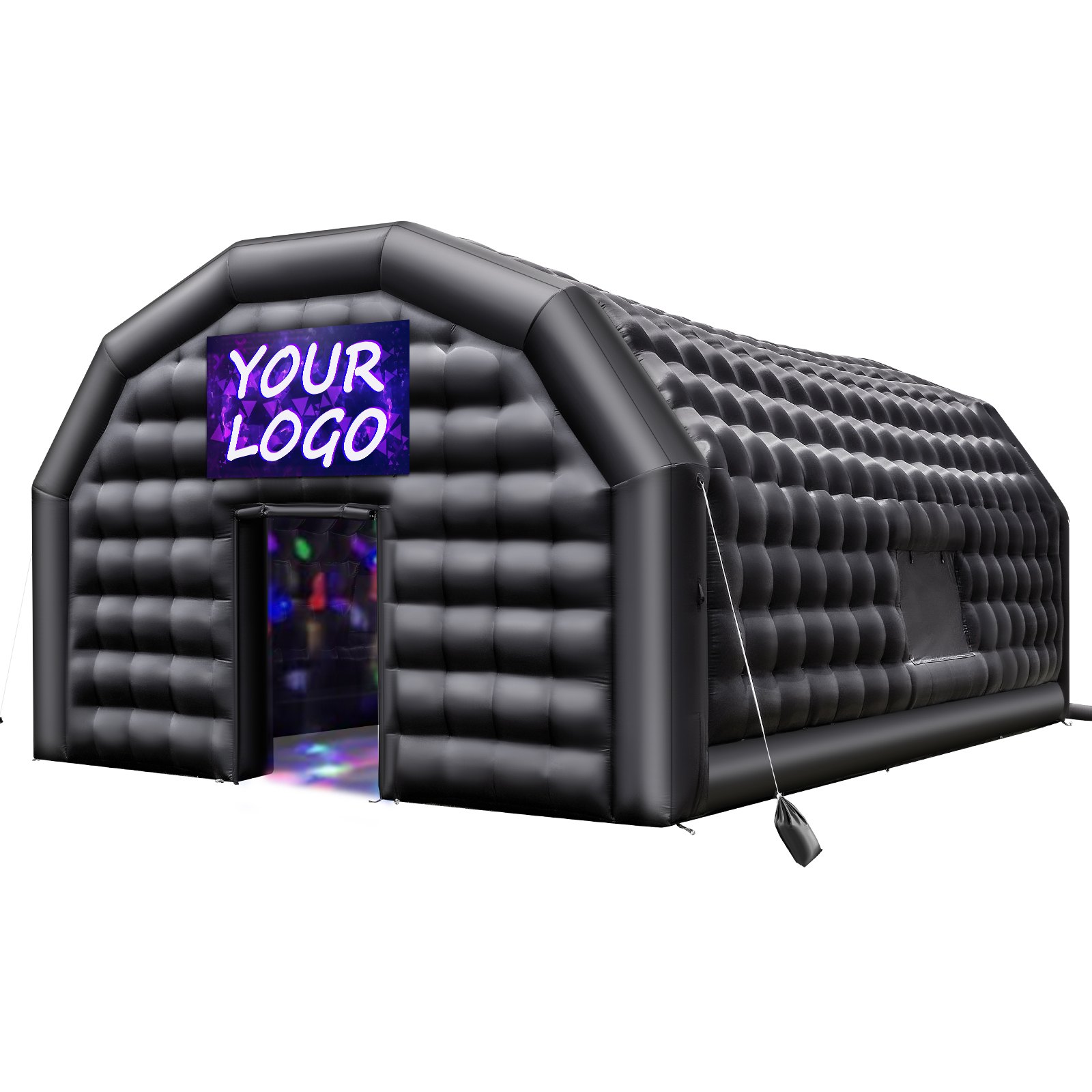 MFVJ4CCPinflatablenightclubm10012  VEVOR Instrumenti un Citi Darbarīki | Pieejami Uzticami Mājas uzlabošanai VEVOR 8x6x4 m Inflatable Nightclub Tent with 1100W Blower