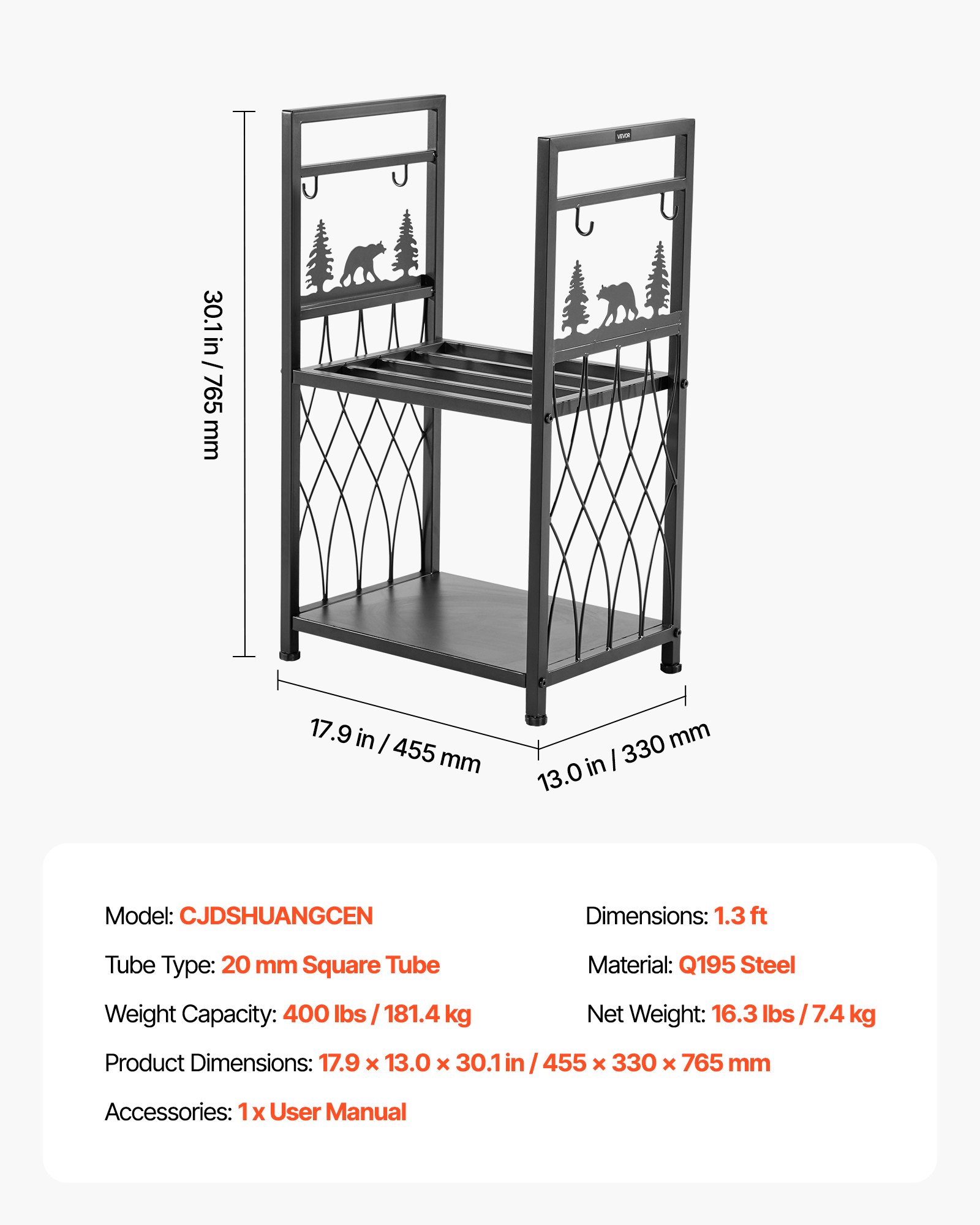 MFWUOG05firewoodrackf6  VEVOR Instrumenti un Citi Darbarīki | Pieejami Uzticami Mājas uzlabošanai