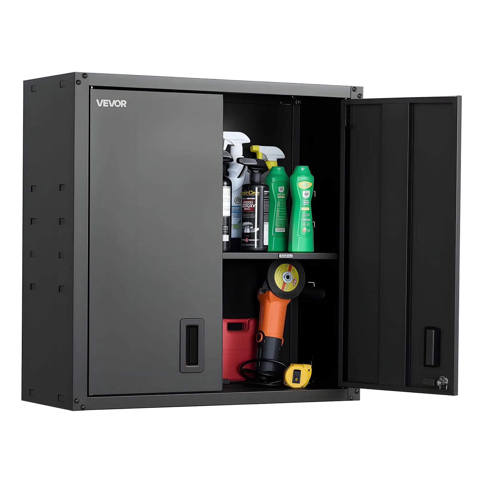 MFWWLX0Lwallcabinetm10012  VEVOR Instrumenti un Citi Darbarīki | Pieejami Uzticami Mājas uzlabošanai VEVOR Steel Wall Cabinet 762x31x762 cm