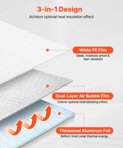 Heat Shield Aluminum Foil with PE Film for Garage
