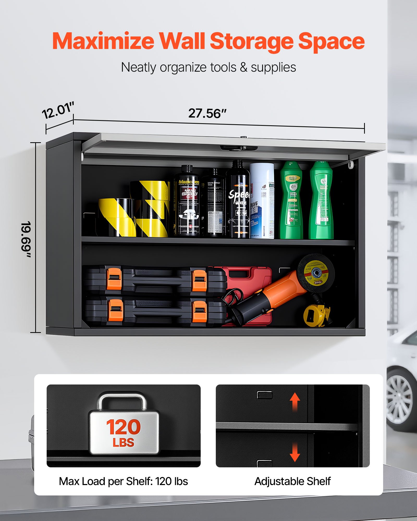 MFWWMQ7Rwallcabinetf1  VEVOR Instrumenti un Citi Darbarīki | Pieejami Uzticami Mājas uzlabošanai Floating Tool Cabinet with Flip Up Door