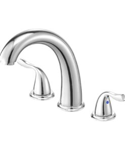 VEVOR Silver Roman Bathtub Faucet Set