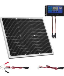 VEVOR 50W 12V Solar Battery Charger with MPPT Controller