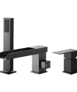 VEVOR Matte Black Roman Tub Faucet Set