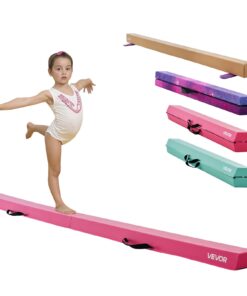 VEVOR 233cm Folding Gymnastics Balance Beam for Kids