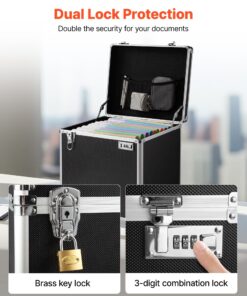 Telescopic Handle & Wheels – Office/Home Document Organizer
