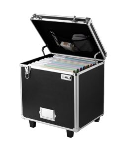 VEVOR Portable File Storage Box 395x320x380mm with Lock