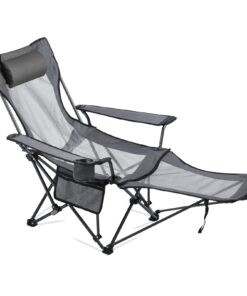 VEVOR Reclining Camping Chair with Footrest