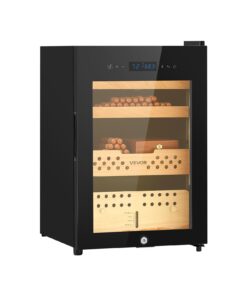 VEVOR 60L Electric Cigar Humidor Cabinet with Compressor Cooling