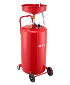 VEVOR 95L Portable Waste Oil Drain Tank with Adjustable Funnel