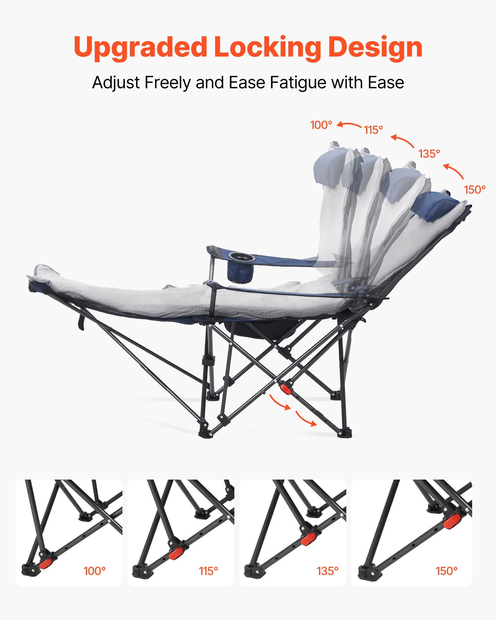 MFXGX4M2foldingcampingchairf3  VEVOR Instrumenti un Citi Darbarīki | Pieejami Uzticami Mājas uzlabošanai Supports 100 kg