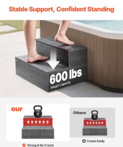 635 mm Wide HIPS Outdoor Steps